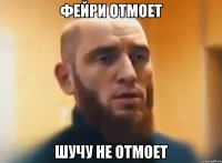 Фейри отмоет Шучу не отмоет