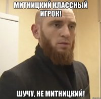 Митницкий классный игрок! Шучу, не Митницкий!