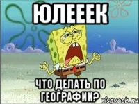 Юлееек Что делать по географии?