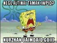 nege ALtinai tamak iwpid? Nurzhan uaimdaid goi((