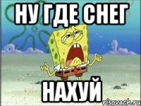 Ну где снег нахуй