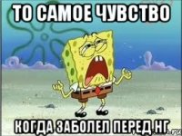 То самое чувство когда заболел перед НГ