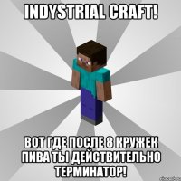 Indystrial Craft! ВОТ где после 8 кружек пива ты действительно терминатор!