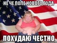 Не че поле нового года Похудаю честно