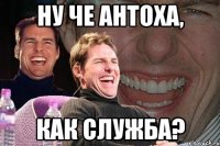 Ну че Антоха, как служба?