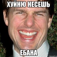 хуйню несешь ебана