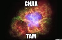 сила там