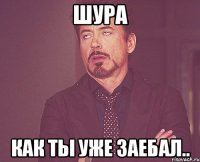 шура как ты уже заебал..