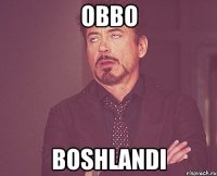 obbo boshlandi