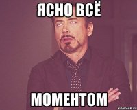 ясно всё моментом