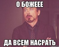 о божеее Да всем насрать