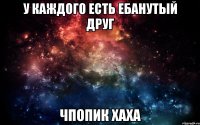 У каждого есть ебанутый друг чпопик хаха