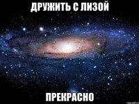 Дружить с Лизой Прекрасно