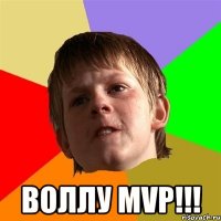  Воллу MVP!!!