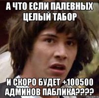 А что если Палевных целый табор И скоро будет +100500 админов паблика????