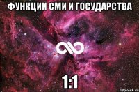 Функции СМИ и Государства 1:1