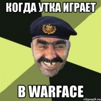 когда утка играет в Warface