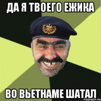 Да я твоего ежика Во вьетнаме шатал