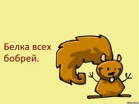 Белка всех бобрей.