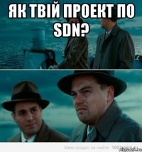 Як твій проект по SDN? 