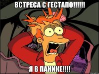 встреса с Гестапо!!!!!! Я в панике!!!!