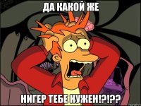 Да какой же Нигер тебе нужен!?!??