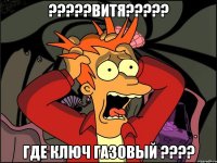 ?????Витя????? Где ключ газовый ????