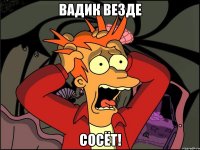 ВАДИК ВЕЗДЕ СОСЁТ!