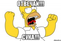 Отвечай!!! Сука!!!