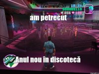 am petrecut Anul nou în discotecă