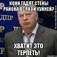 Кони гадят стены района всякой хуйней? Хватит это терпеть!