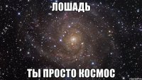 Лошадь ты просто космос