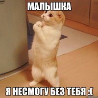 малышка я несмогу без тебя :(