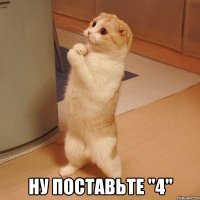  ну поставьте "4"