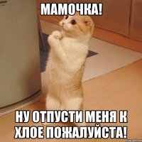 МАМОЧКА! ну отпусти меня к хлое пожалуйста!