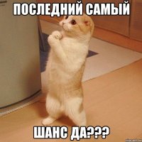 Последний самый шанс да???