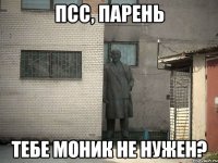 ПСС, ПАРЕНЬ ТЕБЕ МОНИК НЕ НУЖЕН?