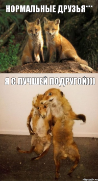 НОРМАЛЬНЫЕ ДРУЗЬЯ*** Я С ЛУЧШЕЙ ПОДРУГОЙ)))