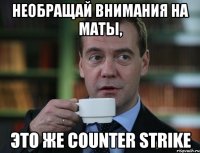 Необращай внимания на маты, это же counter strike