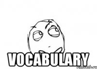  VOCABULARY