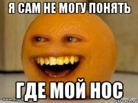 Я сам не могу понять ГДЕ МОЙ НОС