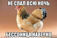 не спал всю ночь бессоница наверно