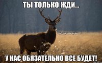 Ты только жди... У нас обязательно все будет!