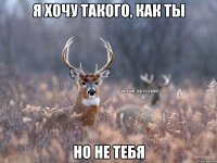 Я хочу такого, как ты Но не тебя