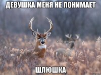 Девушка меня не понимает Шлюшка