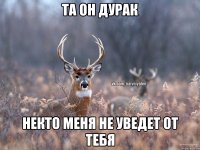 та он дурак некто меня не уведет от тебя