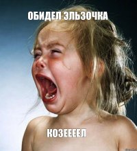 Обидел Эльзочка Козеееел