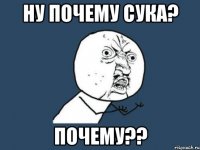 Ну почему сука? Почему??