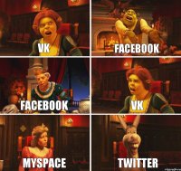 vk facebook facebook vk myspace twitter