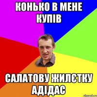 КОНЬКО В МЕНЕ КУПІВ САЛАТОВУ ЖИЛЄТКУ АДІДАС